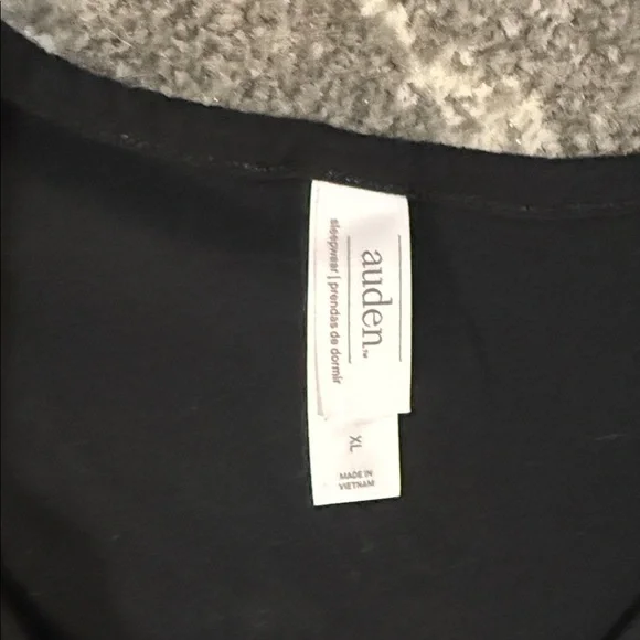 Auden Black Sleeveless Pajama Set - Picture 2 of 2